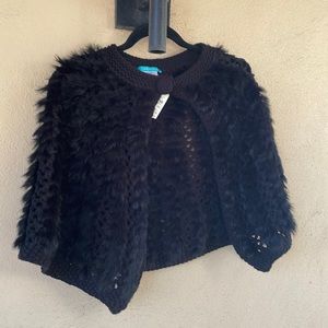 Rabbit fur cape